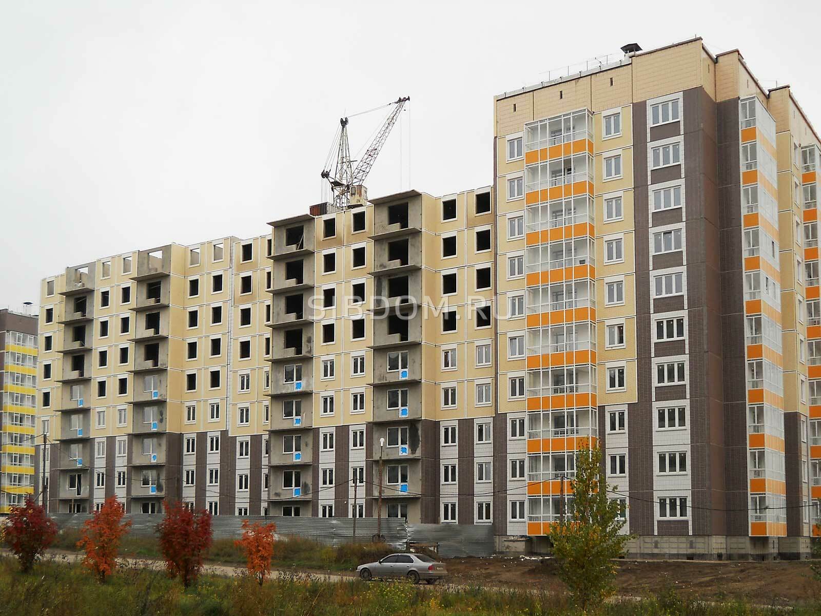 ЖК Сосновоборск, 8 мкр, д. 1, цены, фото, планировки квартир, ход  строительства, официальный сайт, купить квартиру в ЖК