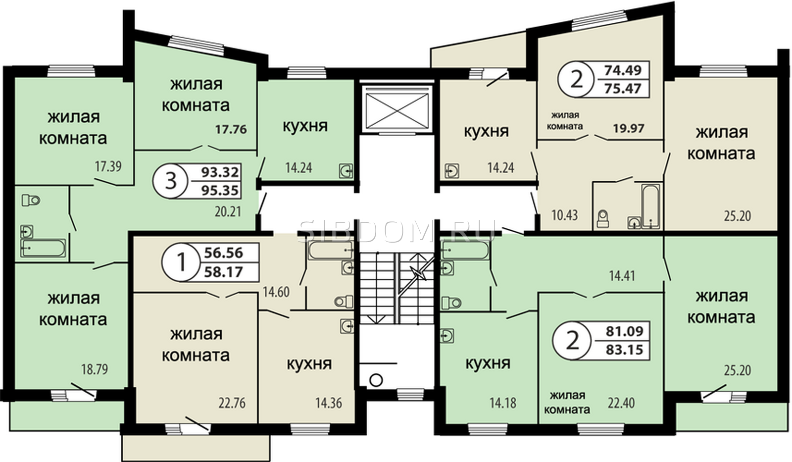 ЖК Алексеева, ВЦ-1 блок А, цены, фото, планировки квартир, ход  строительства, официальный сайт, купить квартиру в ЖК