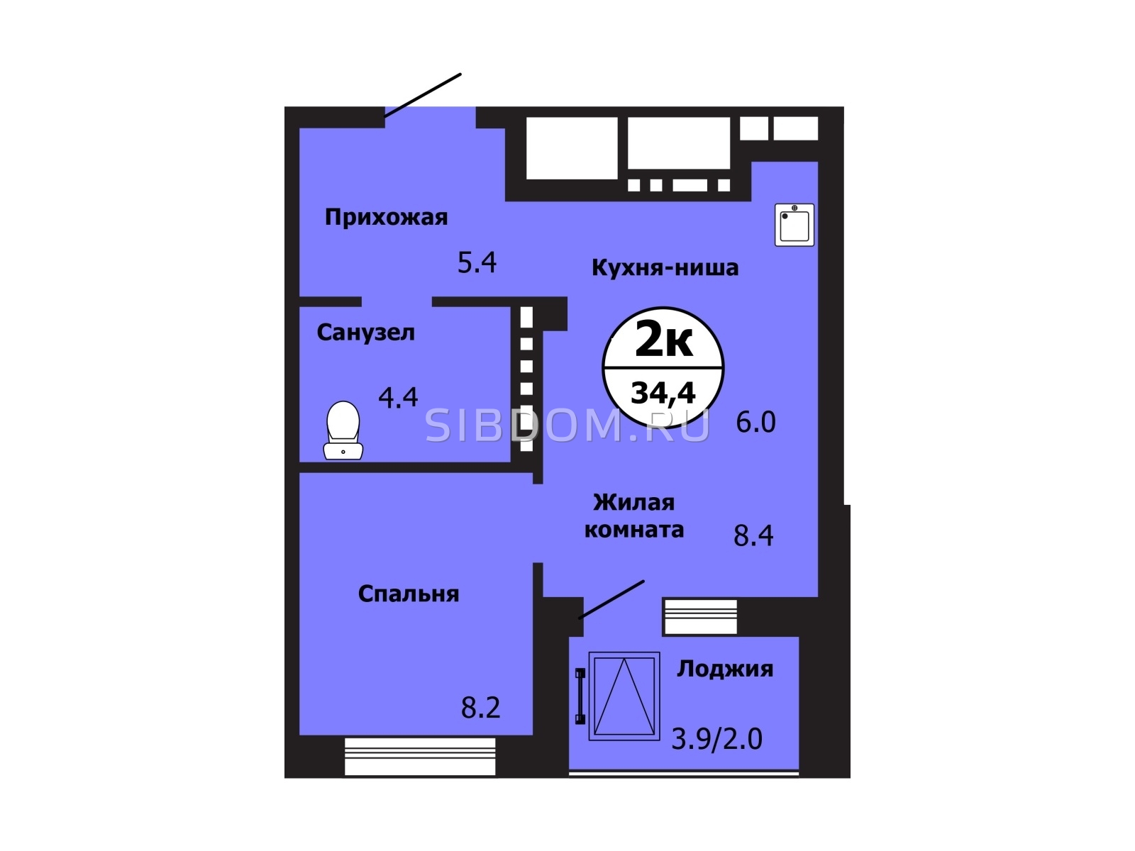 Продам однокомнатную квартиру в Красноярске Лесников ул, 34.4 кв.м, 10 этаж  - СИБДОМ, объявление 3887969