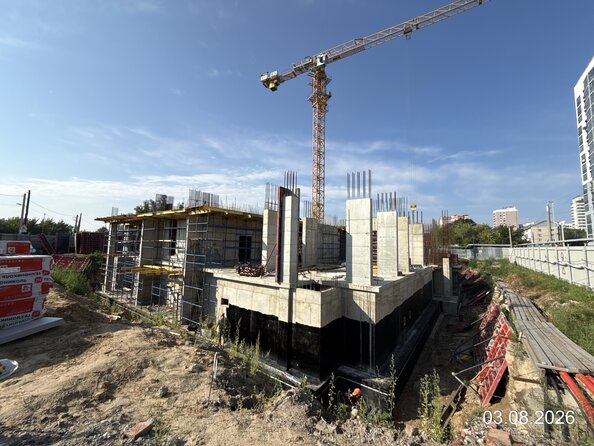 Ход строительства 3 августа 2026