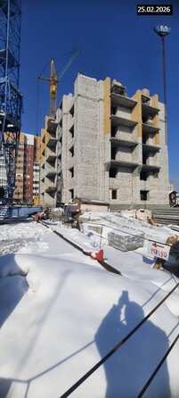 Ход строительства 25 февраля 2026