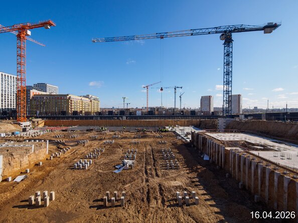 Ход строительства 16 апреля 2026