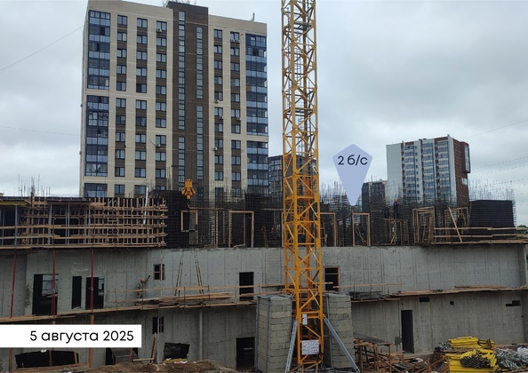 Ход строительства 6 августа 2025