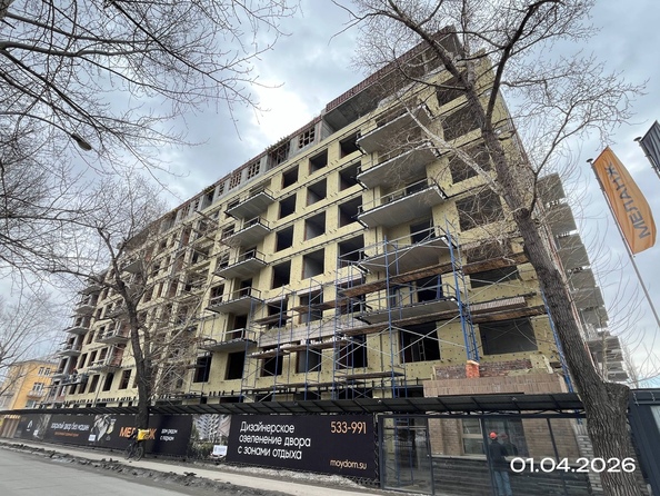 Ход строительства 1 апреля 2026