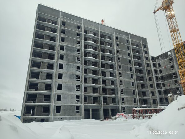Ход строительства 11 февраля 2026