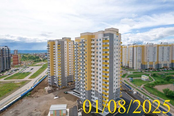 Ход строительства 1 августа 2025