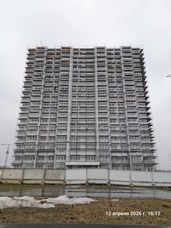 Ход строительства 12 апреля 2026
