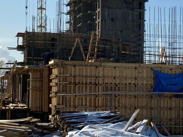 Ход строительства Блок-секция 5. Ход строительства 4 марта 2021