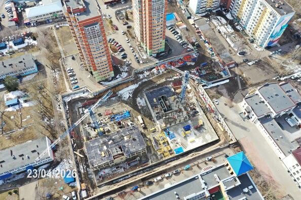 Ход строительства 27 апреля 2026