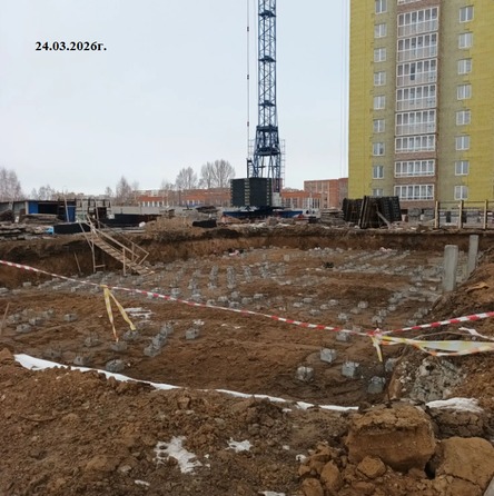Ход строительства 24 марта 2026