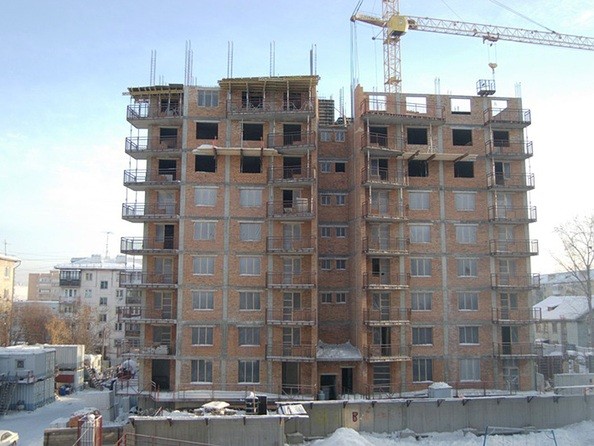 Ход строительства декабрь 2009, 1 этап