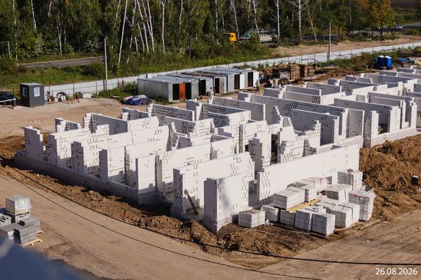 Ход строительства 27 августа 2026