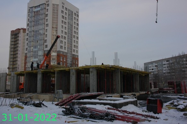 Ход строительства Ход строительства 31 января 2022