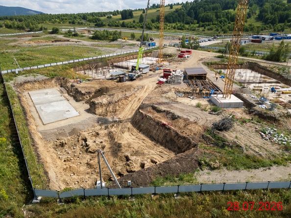 Ход строительства 3 августа 2026