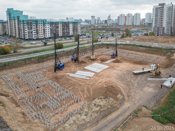 Ход строительства 26 сентября 2025