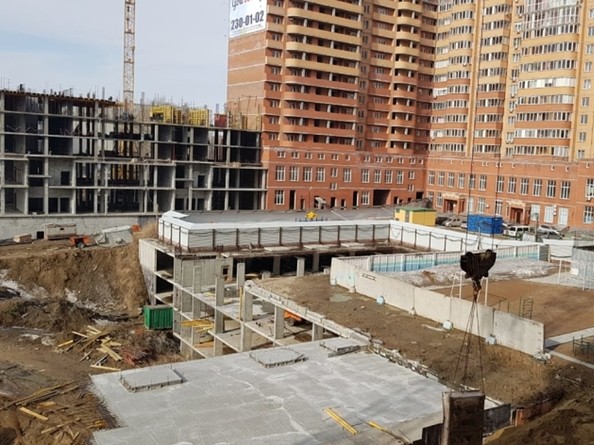 Ход строительства Блок-секции 22-23, 1-2. Ход строительства апрель 2019