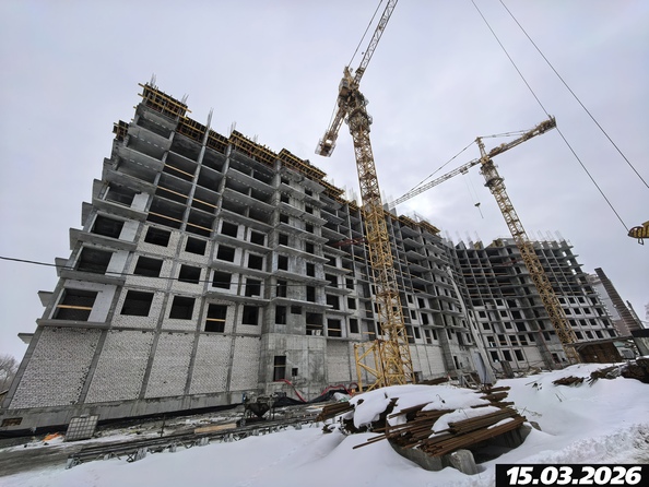 Ход строительства 15 марта 2026