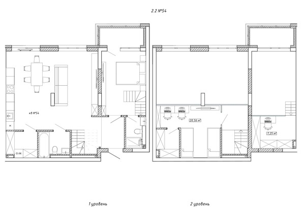 Планировка 3-комн 108,7 м²