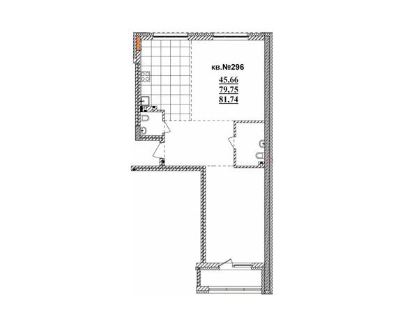 Планировка Студия 81,74 м²