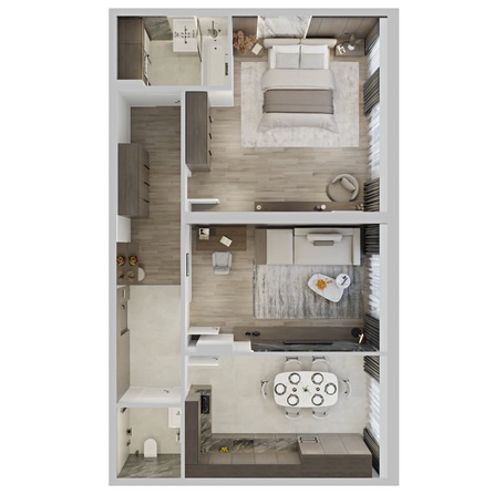 Планировка 2-комн 78,6, 78,8 м²