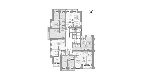 Планировка 2 этажа, 3 б/с