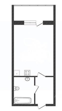 
   Продам 1-комнатную, 18 м², Матросова ул, 40

. Фото 16.