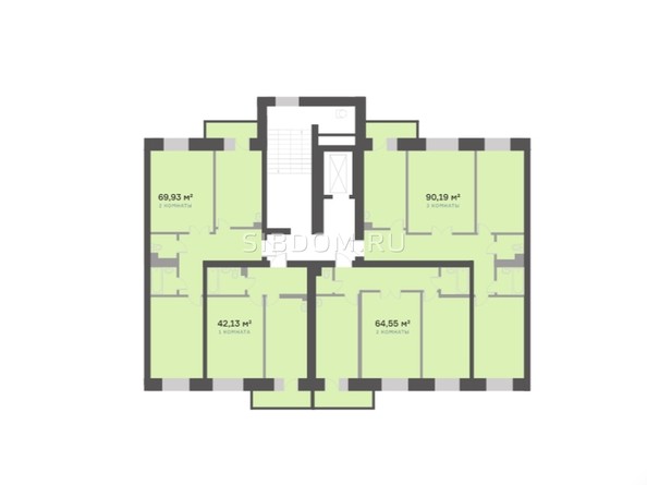
   Продам 2-комнатную, 73.05 м², Академгородок, дом 7

. Фото 2.