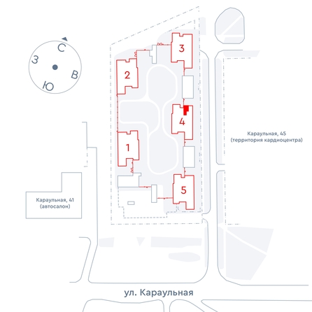 
   Сдам офис, 42.6 м², Караульная ул

. Фото 2.