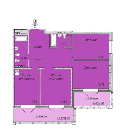 
   Продам 3-комнатную, 124 м², Ладо Кецховели ул, 36

. Фото 4.