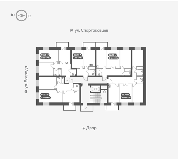 
   Продам 3-комнатную, 84.2 м², Ладо Кецховели ул, 27

. Фото 16.