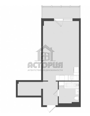 
   Продам 1-комнатную, 40.11 м², Аллея Парк

. Фото 3.