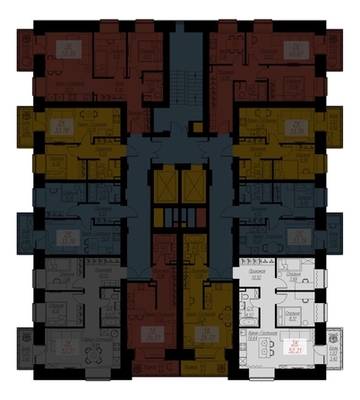 
   Продам 3-комнатную, 52.21 м², Биография, дом 2, корп 2

. Фото 2.