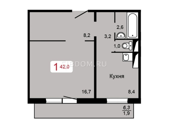 
   Продам 1-комнатную, 45 м², Судостроительная ул, 31

. Фото 10.