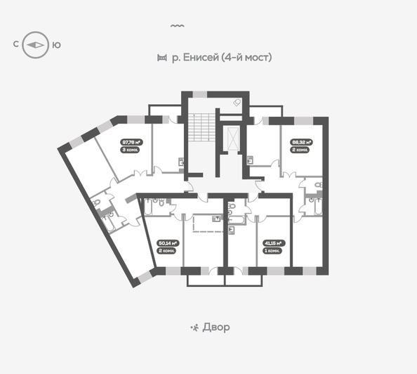 
   Продам 1-комнатную, 41.1 м², Академгородок ул, 80

. Фото 18.