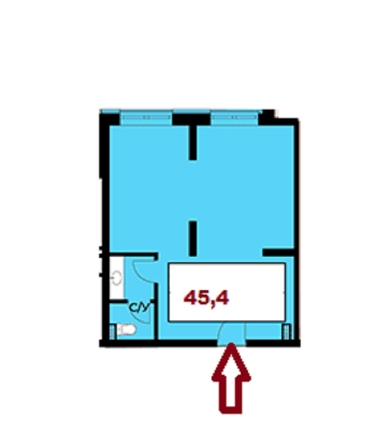 
   Продам помещение свободного назначения, 45.3 м², 78 Добровольческой бригады ул, 25

. Фото 2.