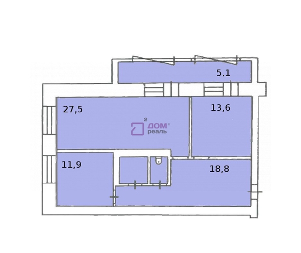 
   Продам 3-комнатную, 76.5 м², Киренского ул, 56а

. Фото 36.