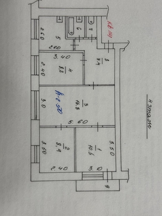 
   Продам 4-комнатную, 60 м², Новосибирская ул, 39

. Фото 15.