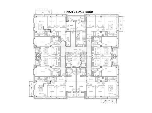 
   Продам 2-комнатную, 44 м², Норильская ул, 18в

. Фото 1.