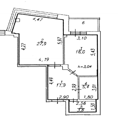 
  Сдам в аренду 1-комнатную квартиру, 65 м², Красноярск

. Фото 17.
