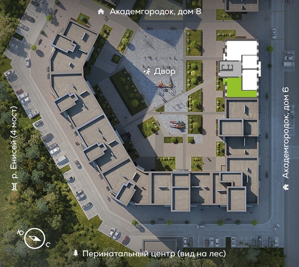 
   Продам 3-комнатную, 83.8 м², Академгородок ул, 80

. Фото 1.