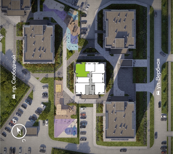 
   Продам 3-комнатную, 74.2 м², Белый квартал на Свободном, дом 3

. Фото 1.