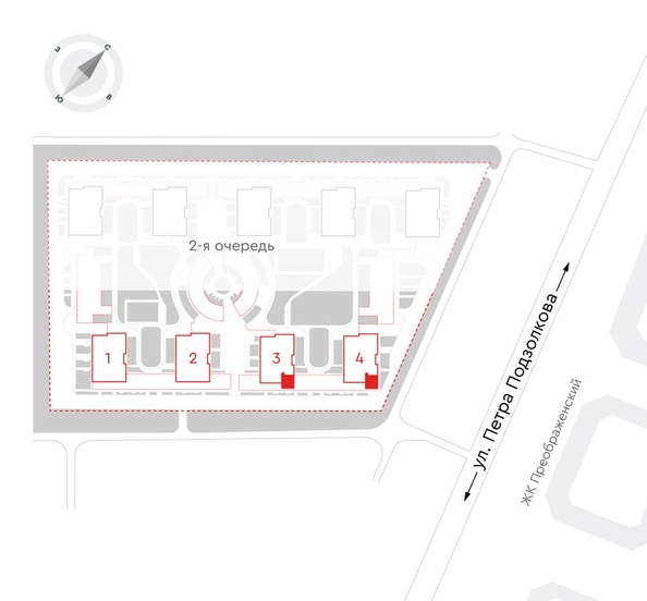 
  Продается 3-комн. квартира, 65.8 м², ЖК Чижи, 1 очередь (корпус 3,4)
. Фото 2.