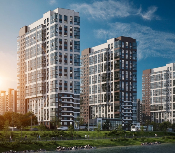 
  Продается 1-комн. квартира, 50.7 м², ЖК Суриков, дом 2
. Фото 3.