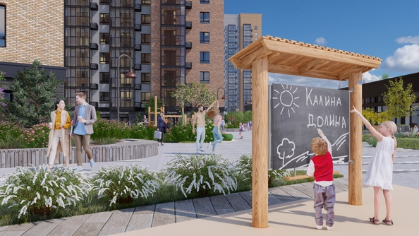 
  Продается 3-комн. квартира, 59.1 м², ЖК Калина Долина, дом 2
. Фото 14.