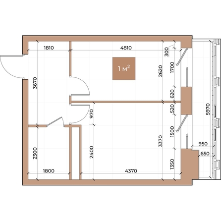 
  Продается 1-комн. квартира, 39 м², ЖК Небо над Енисеем, корпус 4
. Фото 3.