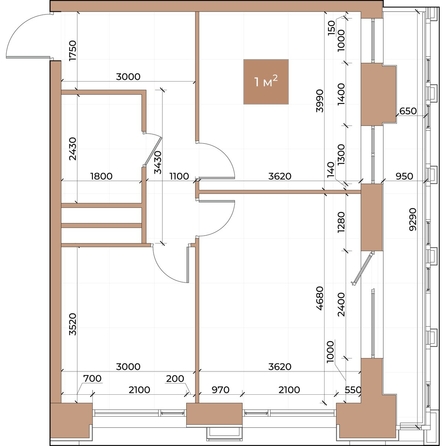 
  Продается 2-комн. квартира, 56.1 м², ЖК Небо над Енисеем, корпус 4
. Фото 3.