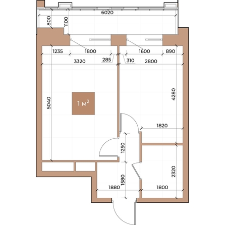 
  Продается 1-комн. квартира, 37.3 м², ЖК Небо над Енисеем, корпус 1
. Фото 3.