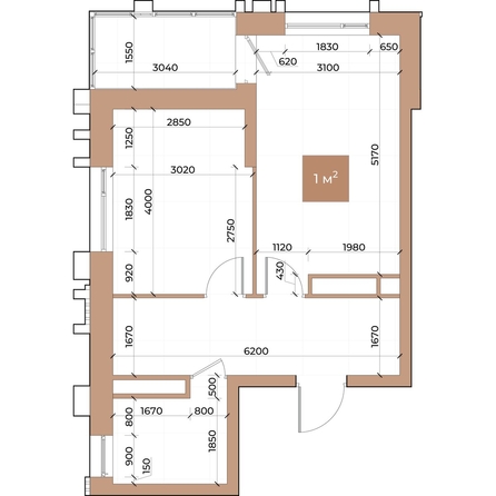 
  Продается 1-комн. квартира, 44.5 м², ЖК Небо над Енисеем, корпус 2
. Фото 2.