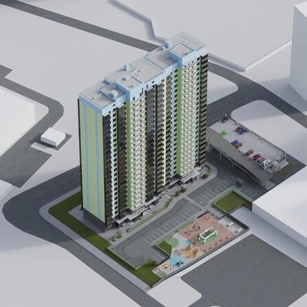 
  Продается 2-комн. квартира, 52.3 м², ЖК Зеленая высотка на Калинина
. Фото 1.