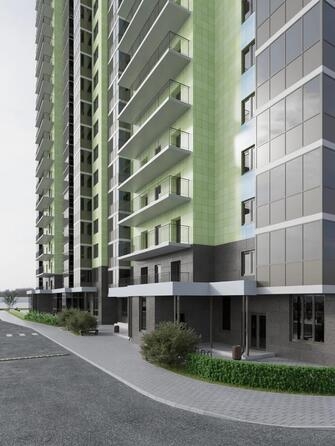 
  Продается 1-комн. квартира, 38.9 м², ЖК Зеленая высотка на Калинина
. Фото 2.